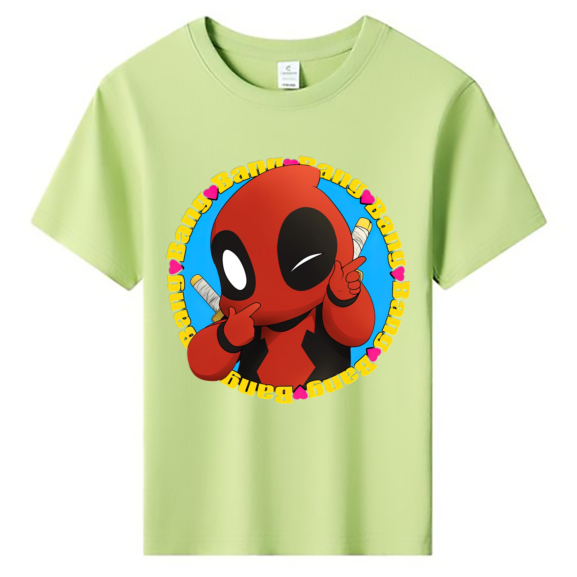 （画像用） Deadpool デッドプール 綿100％キッズTシャツ（フロントプリント）